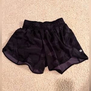 LuluLemon camo athletic shorts